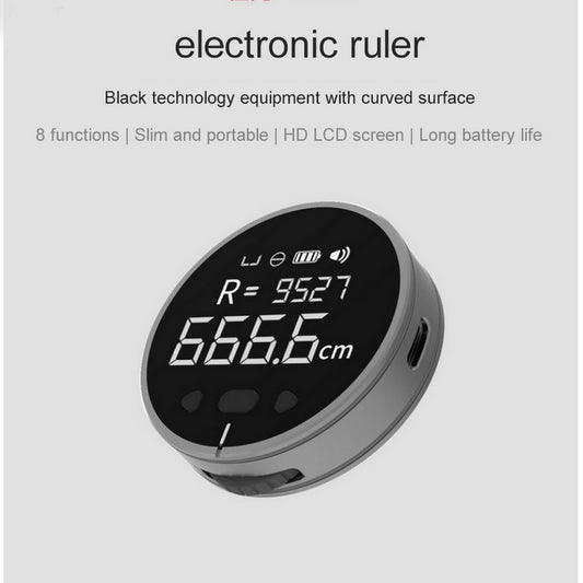 Digital Measuring Ruler – High-Precision Electronic Tape Measure with LCD Display & Laser Distance Sensor